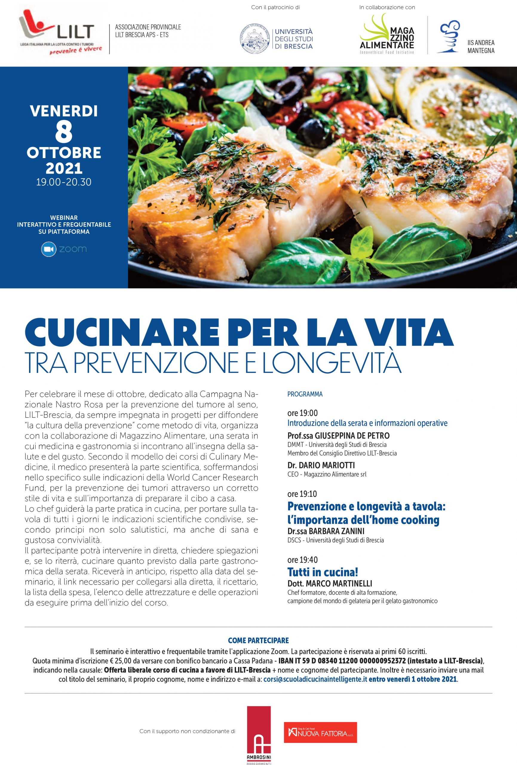 Scopri di più sull'articolo Cucinare per la vita – Tra prevenzione e longevità